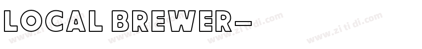 Local Brewer字体转换